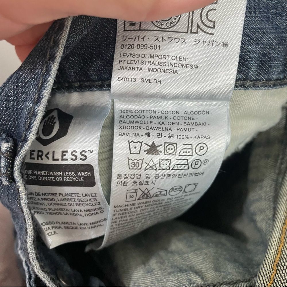 Levi's 514 32x32 Medium Wash Straight Fit Jeans - Picture 5 of 6